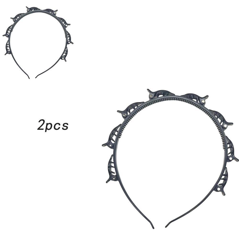 

1 Pack Multi-layered Toothed Hair Clip, Practical Non-slip Style, Suitable for Washing Face Updo / High Ponytail Fixing / Daily