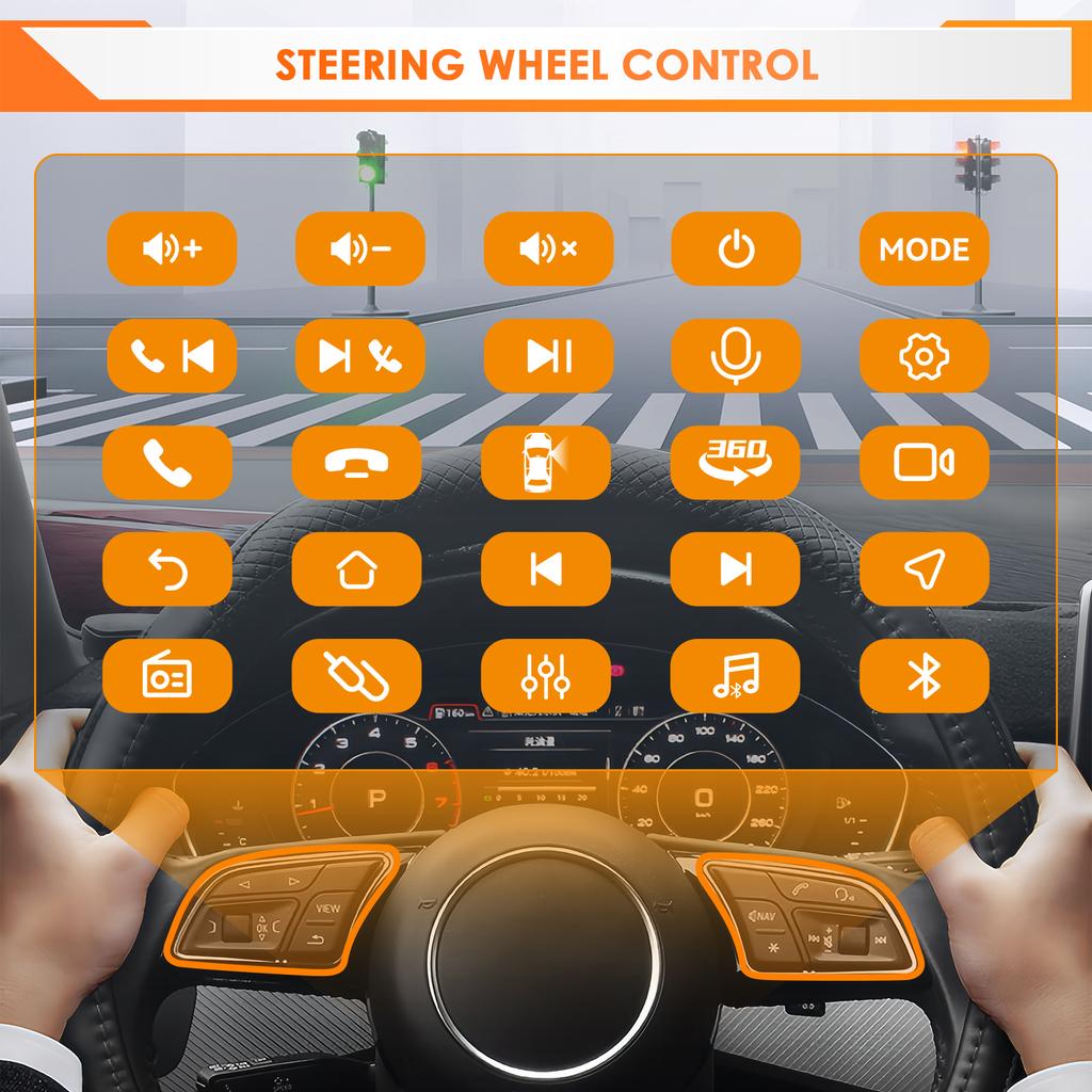 Hizpo 8Core Qualcomm Snapdragon 360° Cam Carplay Android Car Radio for Peugeot 406 1994-2005 GPS FM 2din Autoradio Car Multimedia AI Voice Bluetooth