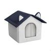 Cat House for Outdoor Cats Kitten Winter Warm Windproof Weatherproof Stray Shelter
