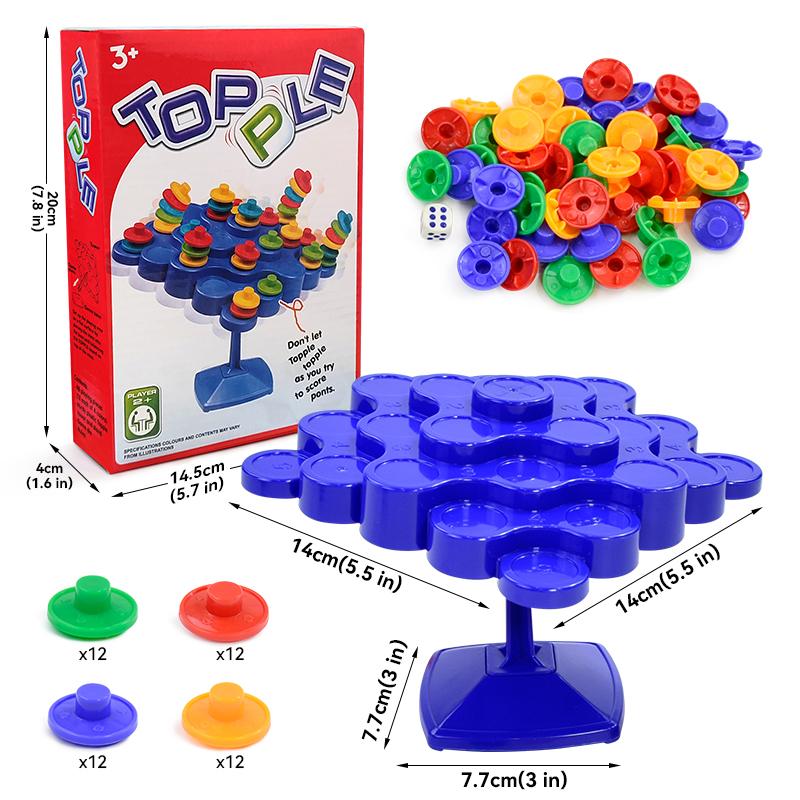 Balance Tree Toys Educational Parentchild Interaction Tabletop Game Toy Stacking Building Blocks Montessori Balancing Board