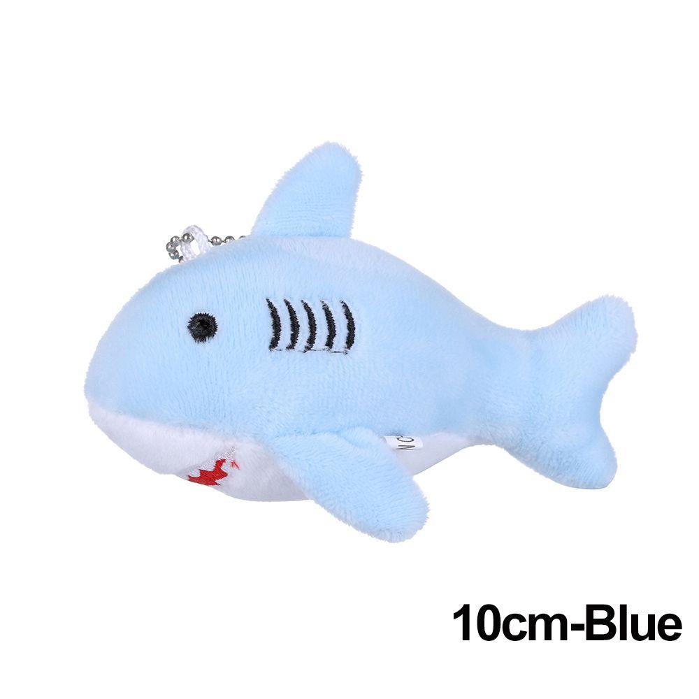 Marine Dyr Barn Gave Tegneserie Plysj Shark Doll Nøkkelring Utstoppet Hold Pute Ocean Fish Toy