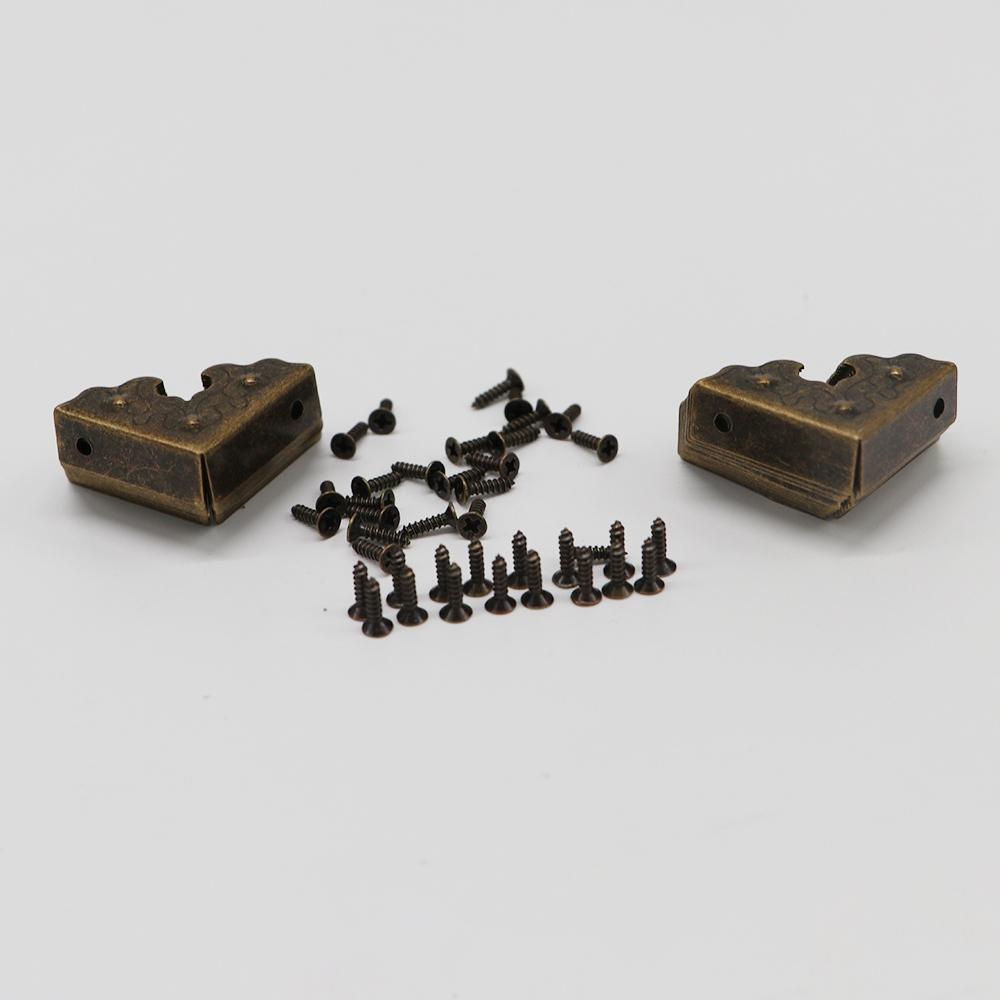 Jewelry Box Decorative Wooden Case Corner Brackets for Furniture Corner Protector Corner Foot