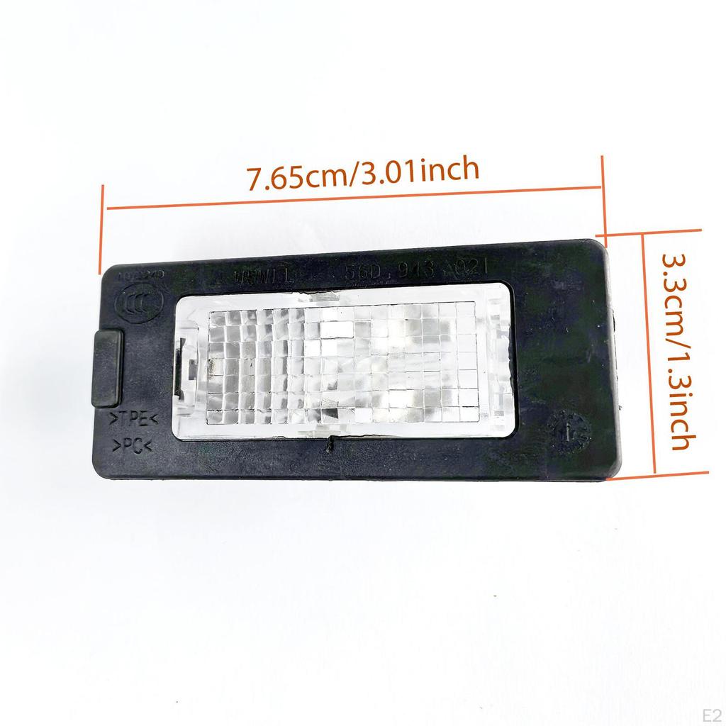 56D943021 1 pár zadní světlo SPZ Spolehlivá náhrada Profesionální číslo licence