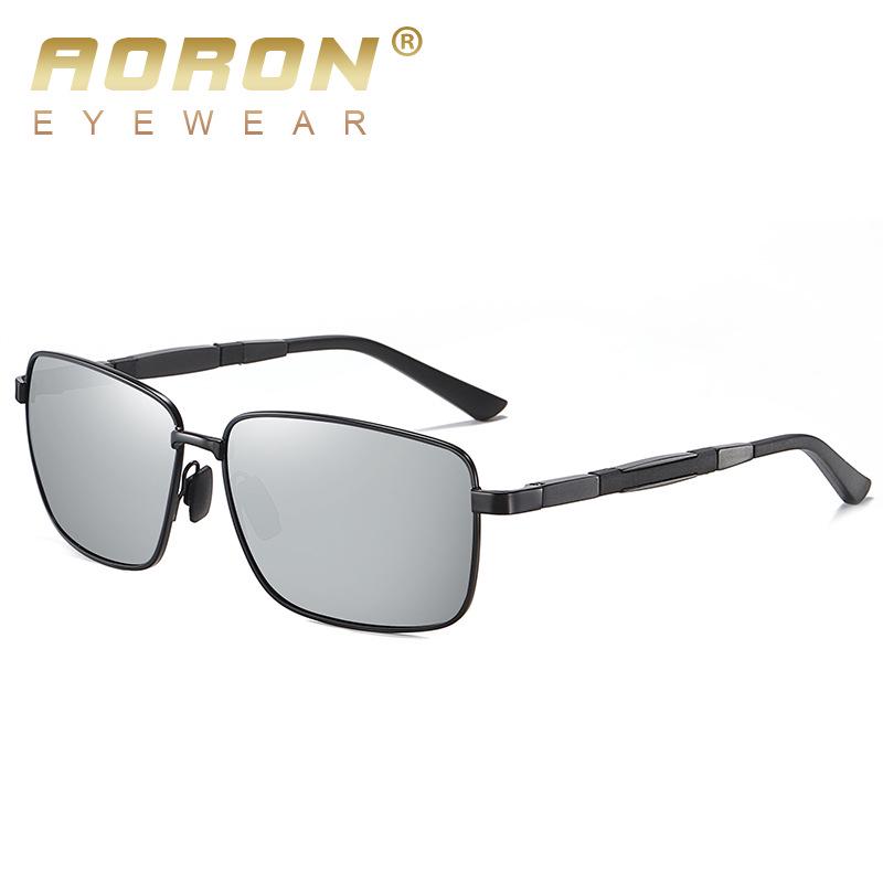 aoron More Than 100 Colors Polarized Sunglasses for Men Women Fashion Design Metal Frame Outdoor UV400 Anti Glare Driving Glasses
