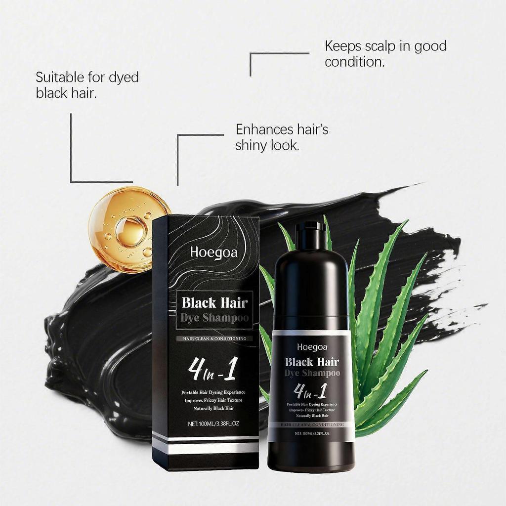 Limited time!!Hoegoa Moisturizing Shampoo Gentle Moisturizing Soft Natural Fluffy Texture Refreshing Hair Gloss Maintenance