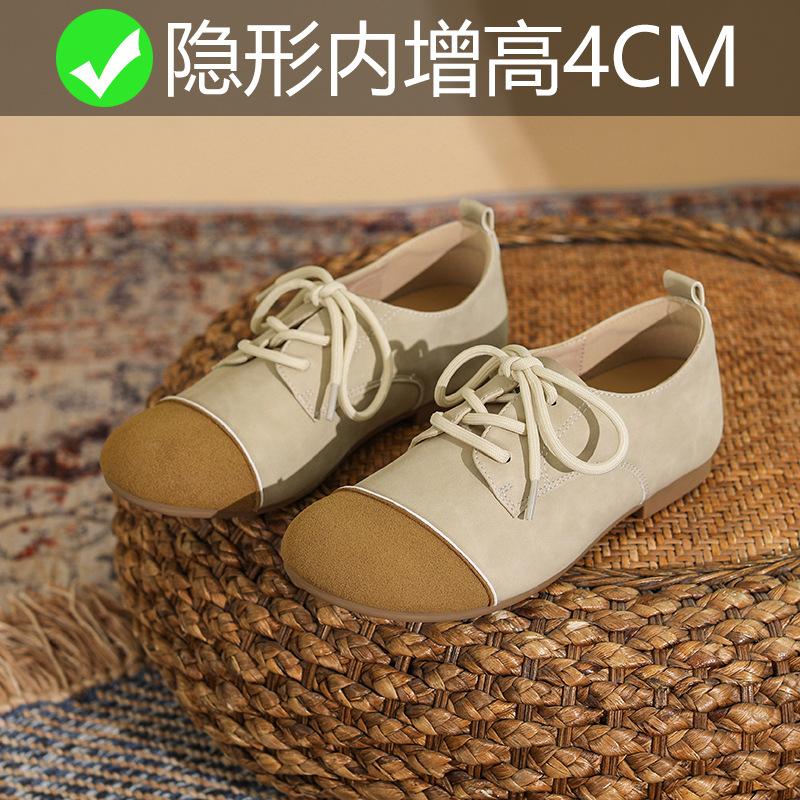 

Женские туфли на шнуровке, одинарные туфли на плоской подошве, в стиле ретро, из мягкой кожи, лоферы на одной педали 40