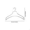 Clothes Drying Rack with Wide Shoulder Design for Coats