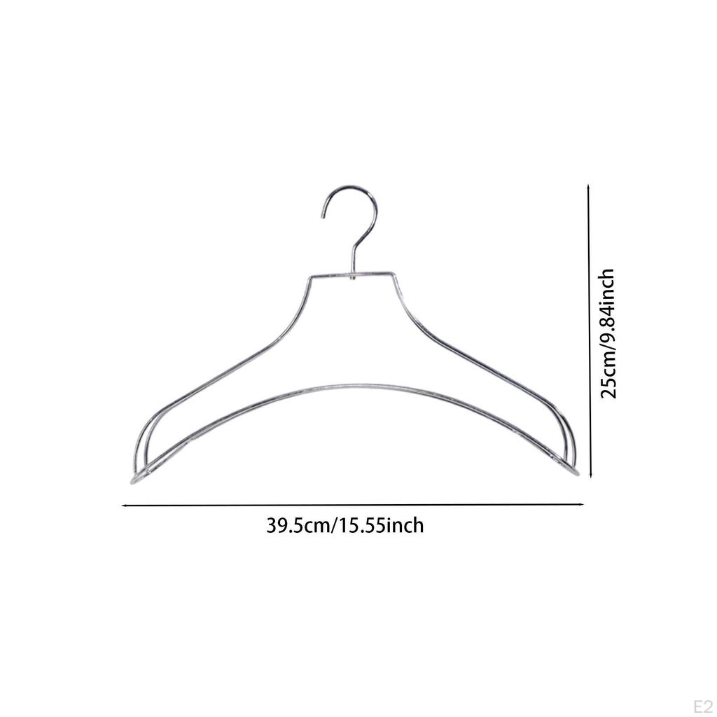 Clothes Drying Rack with Wide Shoulder Design for Coats