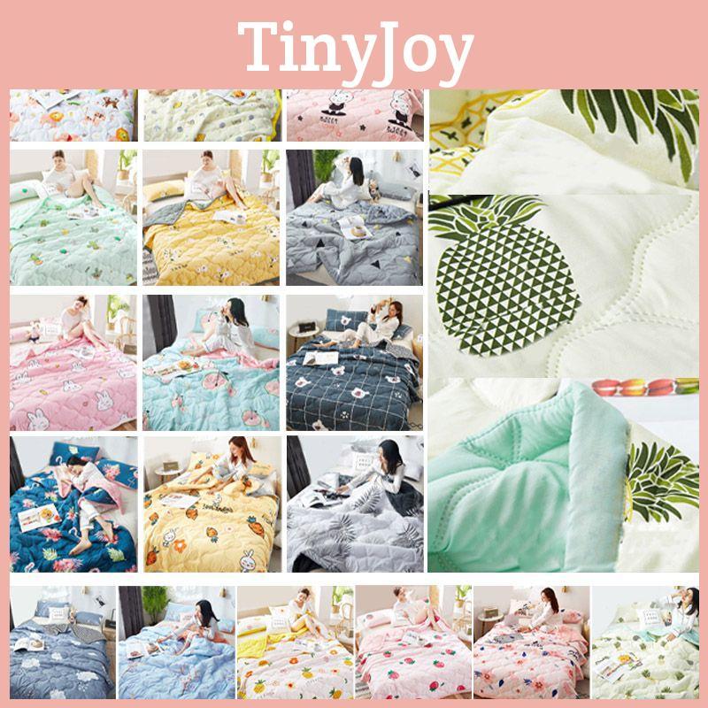Ultra Soft Summer Quilt Thin Duvet Perfect For Home Dormitory Single Double Washed Blanket