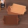 Miniature Handmade Woven Bread Tray Dollhouse Ornament