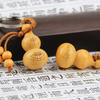 Phone Pendent Car Key Charms Decoration Hand-woven Sandalwood Key Chain Key Chain Strap Mobile Phone Ring Lucky Cat Pendant