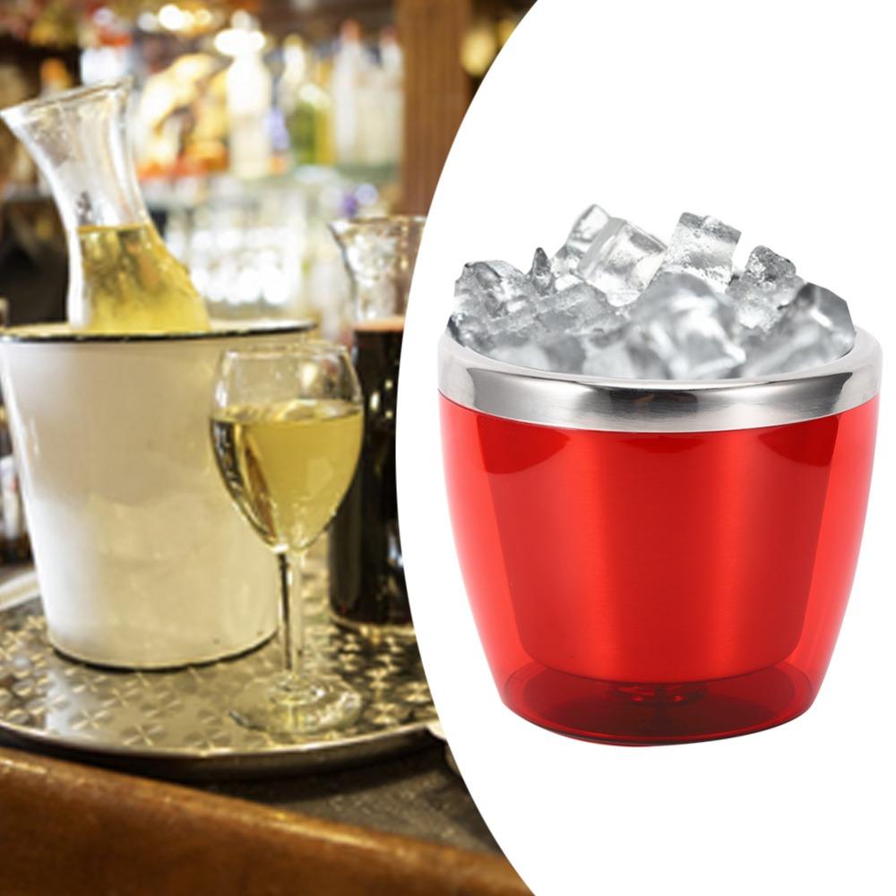 Mini Mini Secchiello per Vino Acciaio Inossidabile Doppio Strato Isolato Casa
