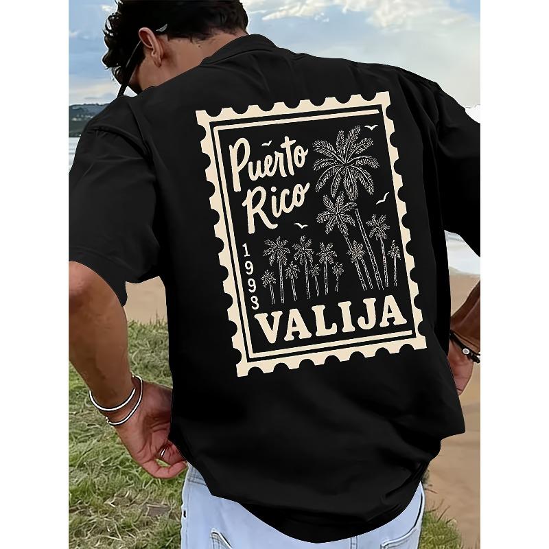 European sizes Men S Round Neck Short Sleeve T-Shirt, Suitable for Summer Casual Sports S