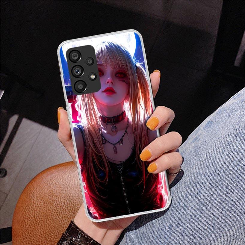 N-Note D-Death MisaMisa Phone Case For Samsung Galaxy A52 A32 A22 A12 A51 A31 A50S A30S A20S A10S Note 20 Ultra 10 Plus S10 A72