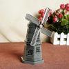 Windmill Ornaments, Mini Vintage European Holland Windmill Statue for Home Office Desktop Bookshelf Decor