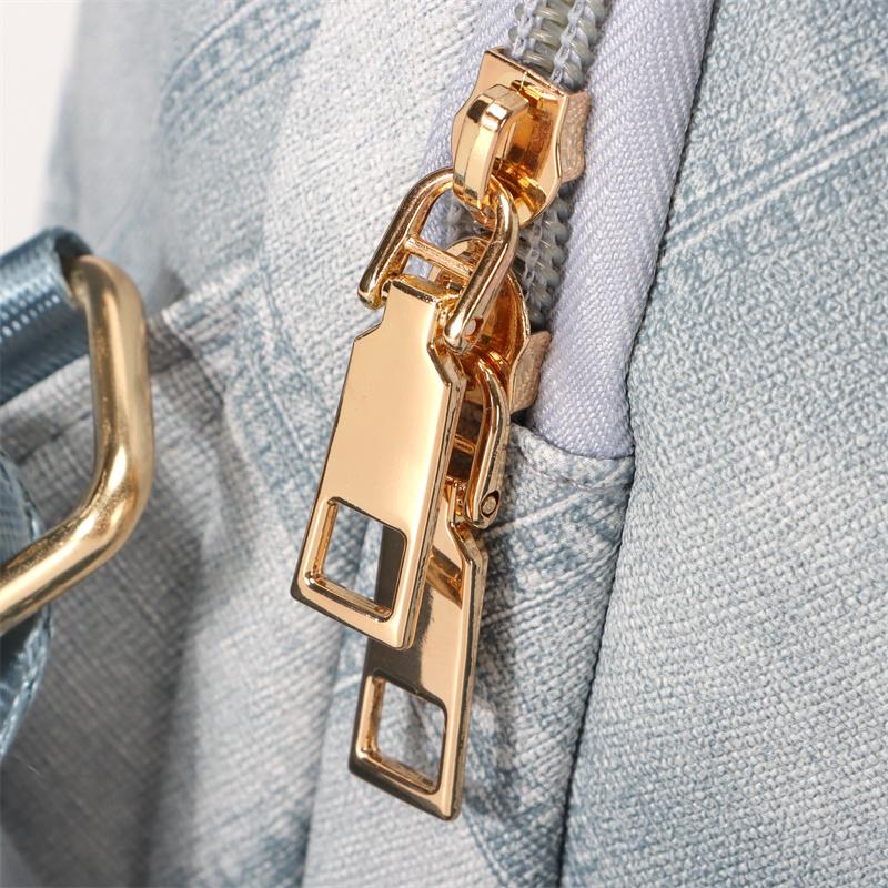 Ромбовидный женский мягкий кожаный рюкзак с большой вместимостью — фото 14