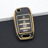 TPU Car Key Case for KIA RIO 3 K2 K3 K4 K5 Sportage Picanto Optima Soul Ceed Sorento Forte Stinger 3/4 Buttons Cerato Key Cover