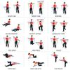 New Fitness Yoga Pilates Bar Cross Fitness Resistance Band Trainer Yoga Pull Up Bar Pull Rope Portable Home Gym Body Exercise
