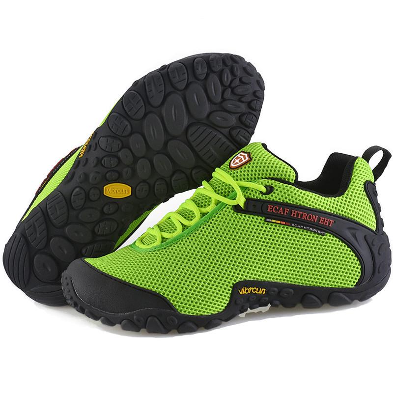 Lesifeisi Unisex Breathable Mesh Hiking Shoes - Anti-Slip, Wear-Resistant for Spring, Summer, and Autumn