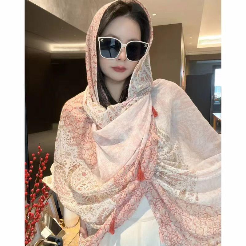 Ethnic Style Scarf for Women Sunscreen Scarf Beach Scarf, Beach Scarf New Style Scarf