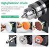 1800W Mini Table Saw 15000RPM Multifunctional Electric Desktop Saw Adjustable Speed and Angle 39mm Cutting Depth with