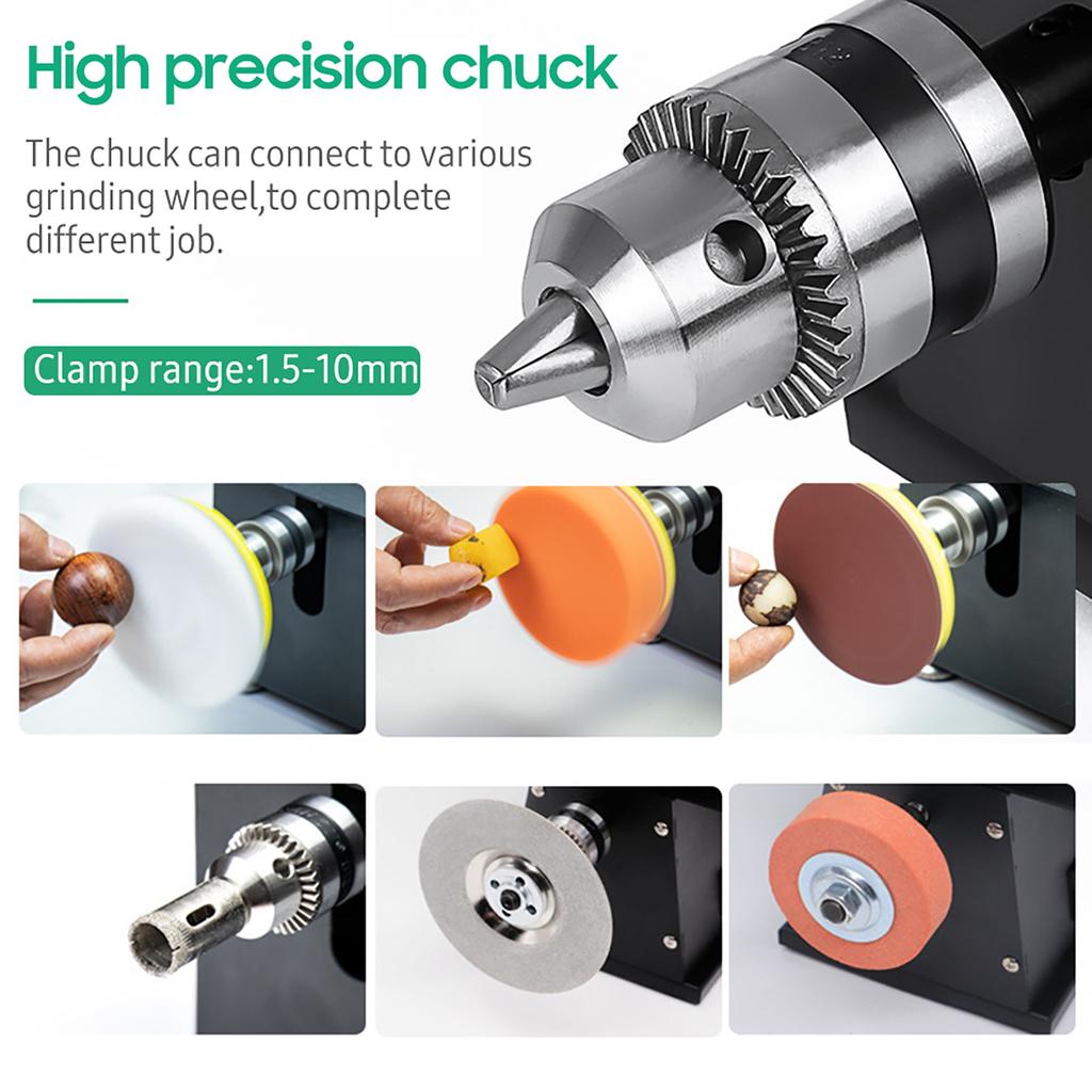 1800W Mini Table Saw 15000RPM Multifunctional Electric Desktop Saw Adjustable Speed and Angle 39mm Cutting Depth with