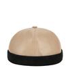 Spring and summer new men's and women's hip-hop casual melon fur hat warm cold hat yuppie fashion retro trendy pu landlord hat