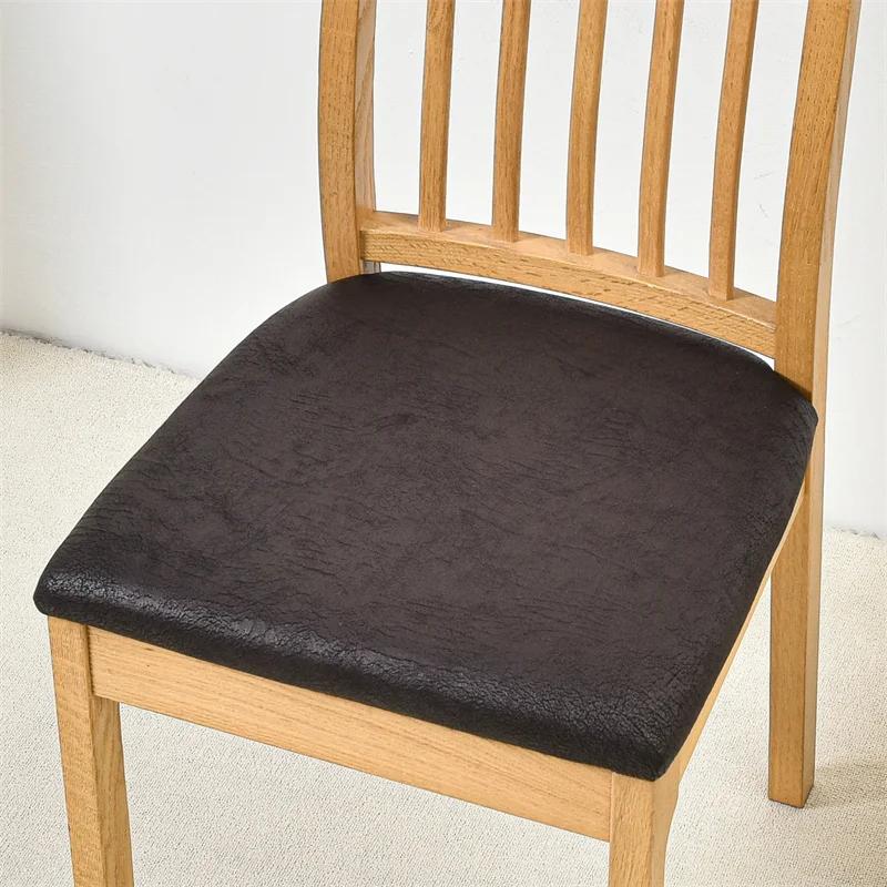 1/2/4/6pcs Elastic Chair Covers Stretch Spandex Chairs Seat Cover Removable Anti-dirty Stool Covers for Hotel Banquet Party
