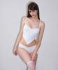 VINAJ Over Long Ribbon Low Bikini Panties (White)