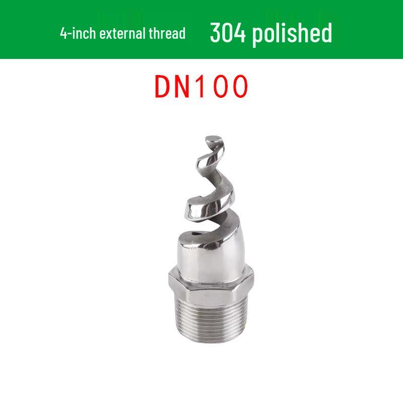 Stainless Steel Anti-Clog Spiral Spray Nozzle for Cooling Tower & Fire Protection