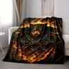 1pc Wolf Chains Blanket Lightweight Blanket Throw Blanket For Sofa, Bed, Travel, Camping, Livingroom, Office yy251010063