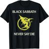 Black Sabbath Official Never Say Die Devil T-Shirt