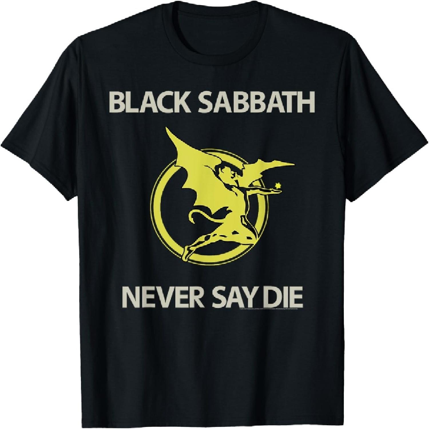 Black Sabbath Official Never Say Die Devil T-Shirt S разноцветный