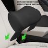 Lumbar Support Pillow for Car Lumbar Pillow for Chair Non-slip Car Back Cushion for Long-Distance Driving Car Chair Wheelchair