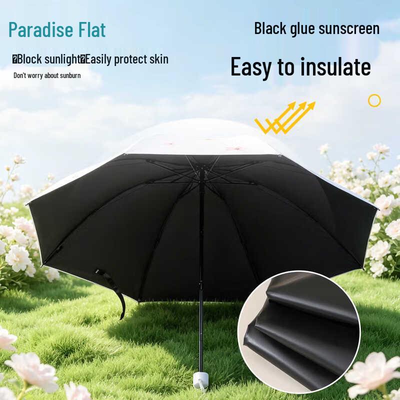 Heavenly Umbrella Black Glue UV Protection Dual-Use Umbrella