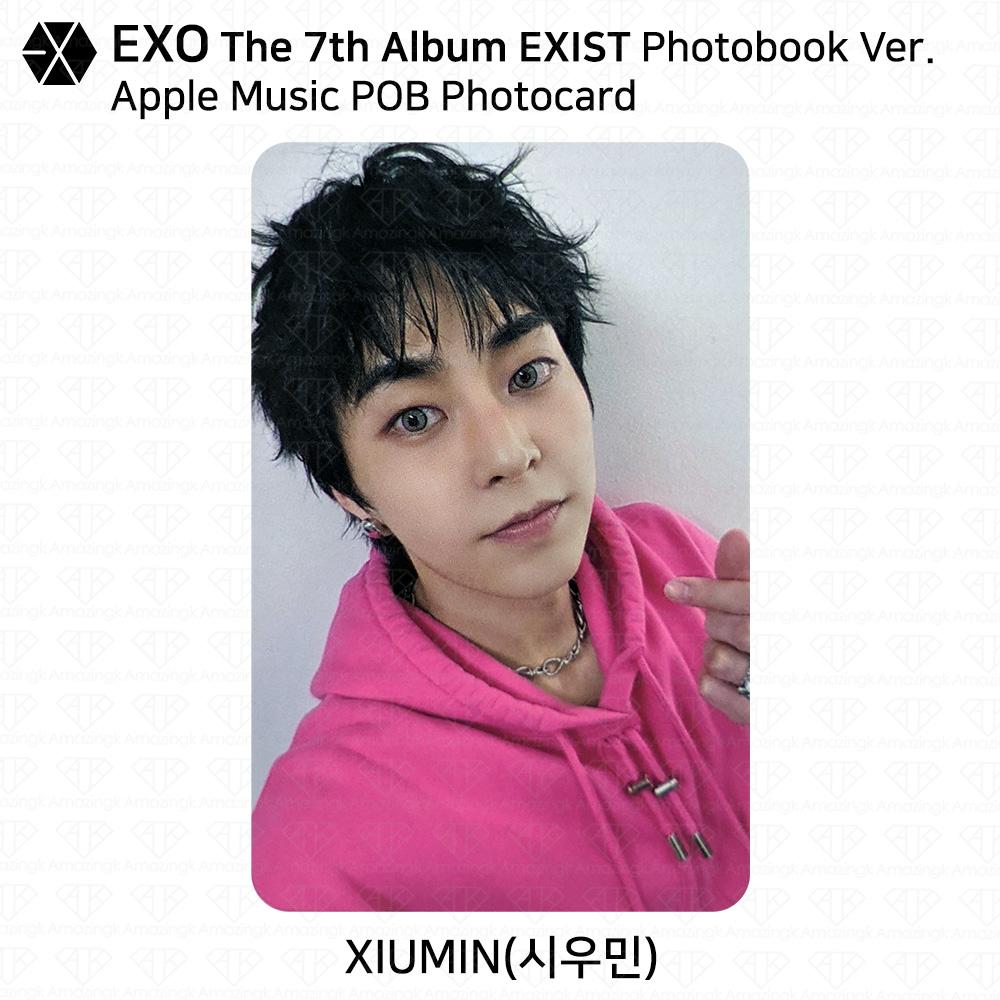 EXO The 7th Album EXIST POB Photocard Apple Music Soundwave Makestar Ktown4u