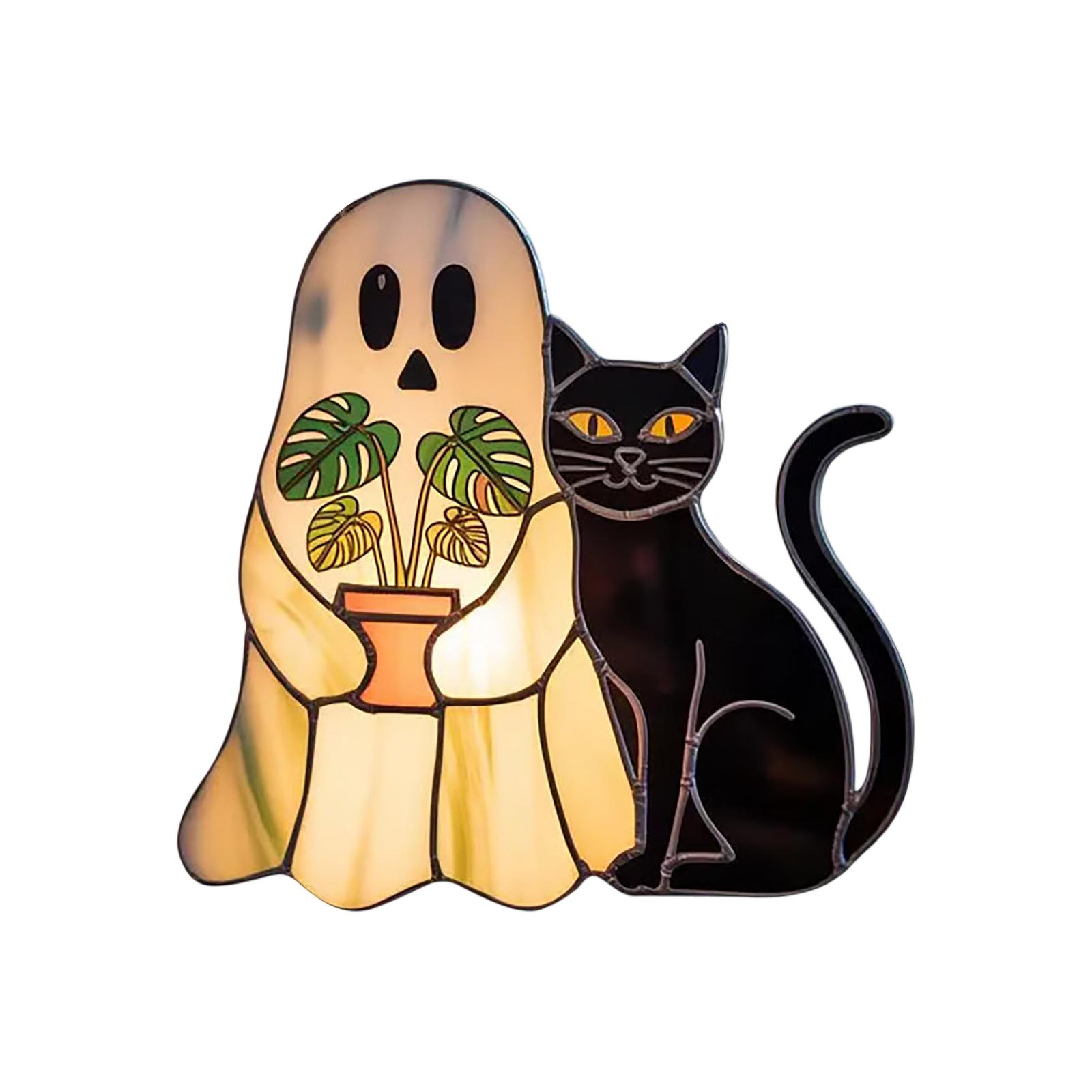 

Halloween 2D Creative Acrylic Decorative Hanging Ornament For Home And Holiday Decoration One Size