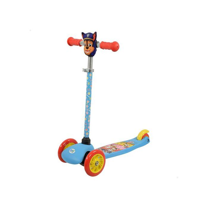 Trottinette enfant 3 roues - tandem group trading limited - La Pat' Patrouille - Chase - Guidon réglable - Poche avant