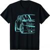 2JZ JDM Japanisches Tuning-Auto Gaming T-Shirt Rennen Zyan Mode T-Shirt Grafik Kurzarm Schwarzes Shirt Übergroßes T-Shirt Kleidung