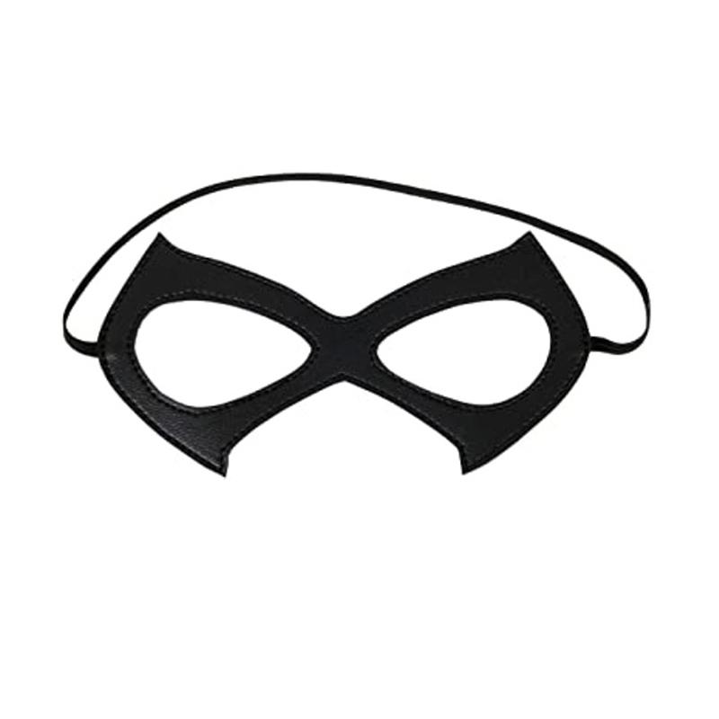 Cosplay Masks Costume Black Leather Eye Mask Cosplay Sexy Eye Mask Eyewear For Halloween Props