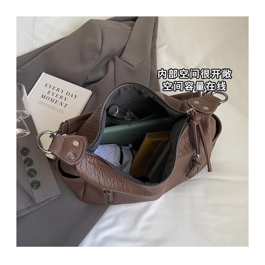Ielgy High-End All-Match Messenger Bag Trendy Fashion Tote Bag Large-Capacity Portable Commuter Bag