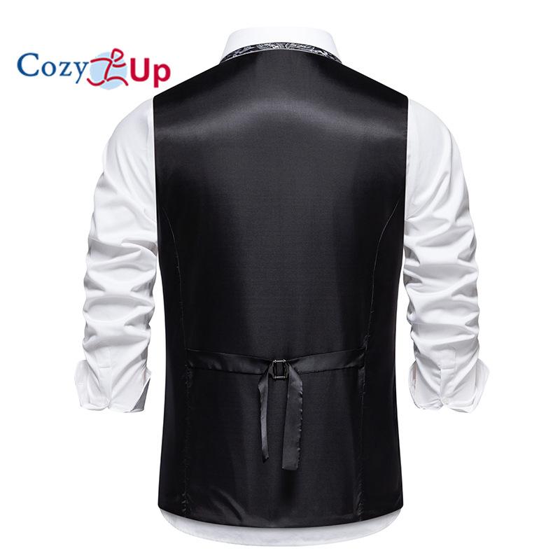 Útulné pánské neformální obchodní vesty Lehká vesta Slim Fit obleková vesta