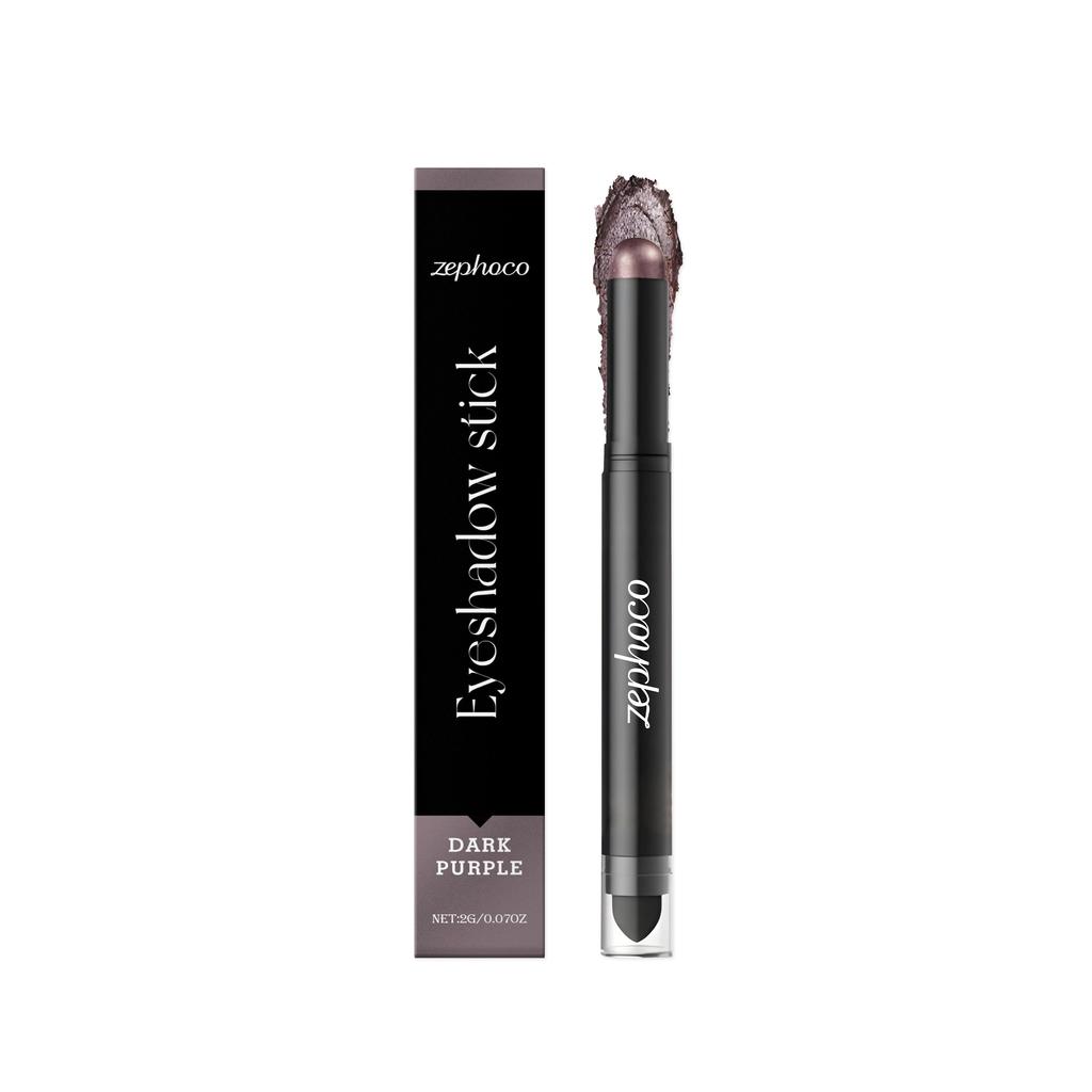 Zephoco Rose Gold/Caramel/Deep Purple/Peach Pink/Rose/Nude Eyeshadow Stick, Long-Lasting, Color-Intense, Smudge-Proof, Waterproof Eye shadow Pencil