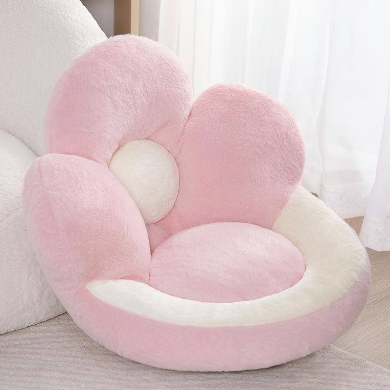 Flower Pillow Cushion Creative Plush Cushion Multicolor Soft Home Cushion Against the Waist Girls Nap Pillow Bedroom Seat Pillow