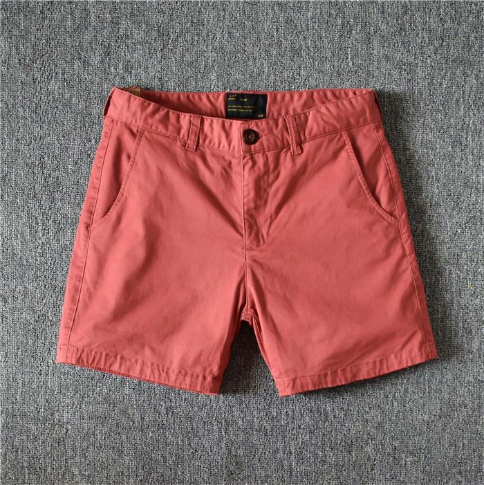 Men's Cotton Slim Fit Solid Color Three-Quarter Shorts - Trendy Summer Stretch Pants