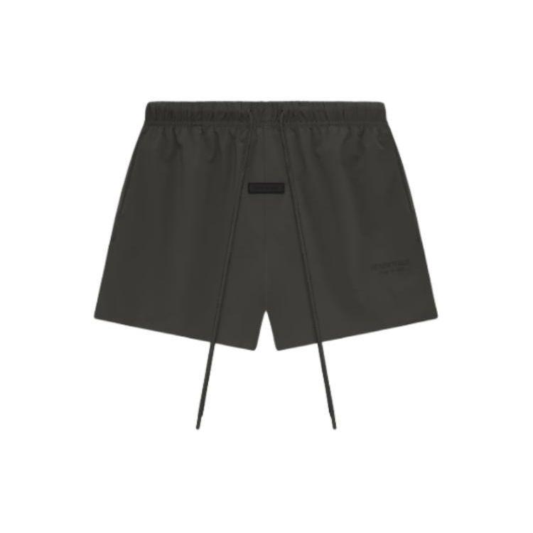 Fear of God Essentials Nylonové Běžecké Šortky Ink Pánské Spodní díly Černé 160SP244210F