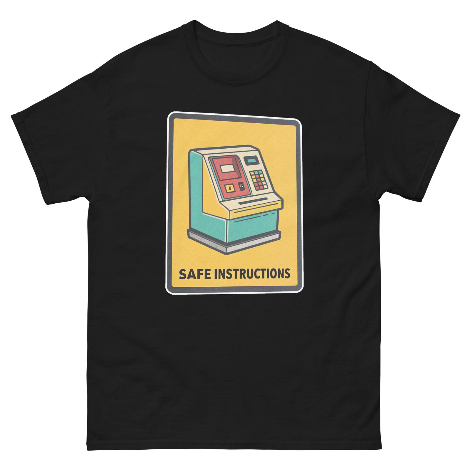 Safe Instructions Hotel Item Travel Motel T-Shirt S