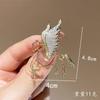 Exquisite Luxury Shiny Micro-inlay Zircon Hollowed-out Galloping Pegasus Brooch for Men Women Dream As A Horse Jewelry Pin Gift