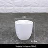 Qianxing Pure White Ceramic Cups