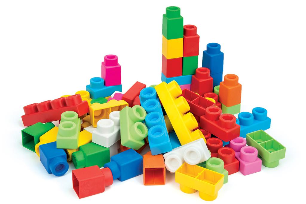 Clemmy Plus Soft Blocks for Ages and Comfortable for Babies To Step On or Volume Pack of 60 1.5 Up, Crush,
